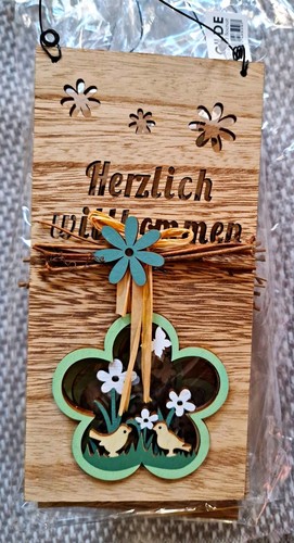 Gilde holzschild herzlich - gilde,