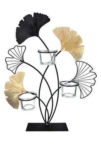 Gilde teelichtleuchter ginkgo - gilde,