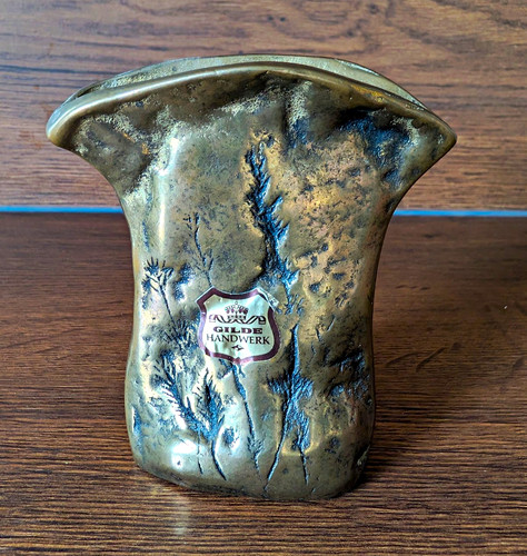 Kleine messing vase von gilde - messing,