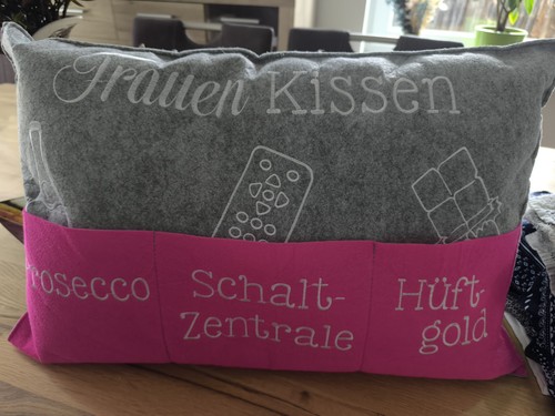 Gilde frauenkissen aus - aus, filz