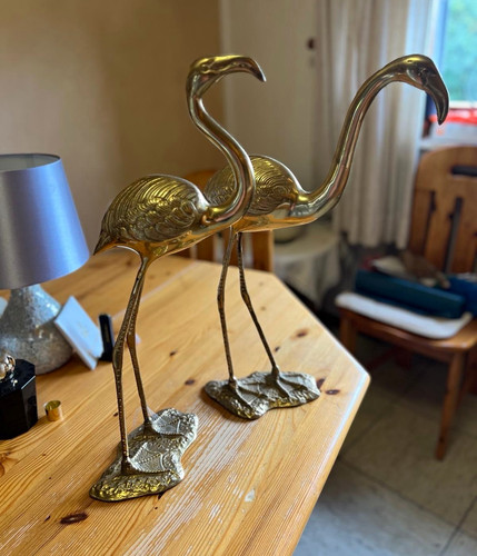 Gilde flamingo figur - gilde, metall