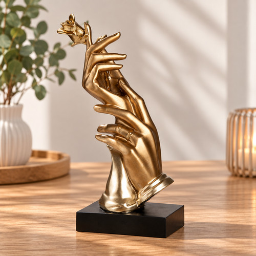 Skulptur hände rose - hände,,