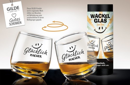 Gilde wackelglas - gilde,