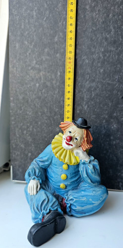 Gilde clown figur sitzend - clown, –