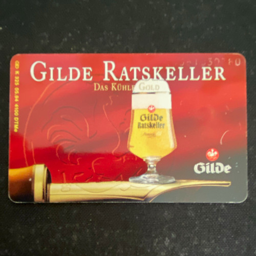 Gilde brauerei telefonkarte - gilde,