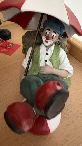 Gilde clown dekofigur sitzend - gilde,