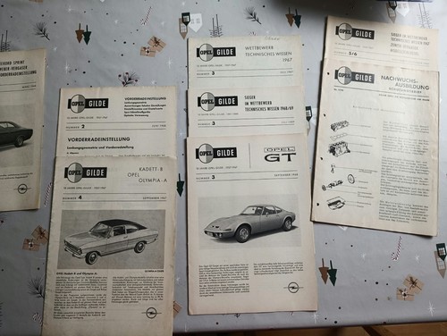 Hefte der opel gilde aus - hefte, den