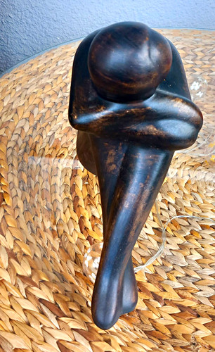 Gilde abstrakte holzskulptur - gilde,