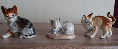 Katzenfiguren sortiment von - katzenfiguren,
