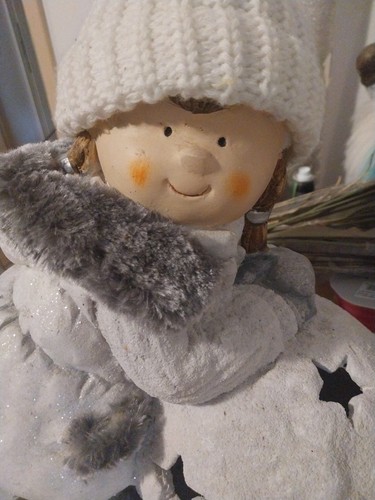 Winterkind grosse winterfigur - grosse,